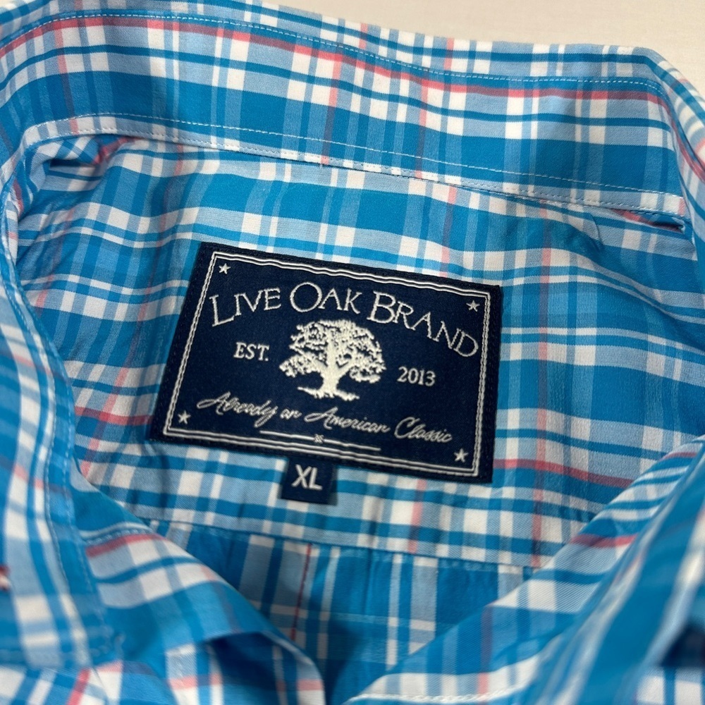Men’s Casual Short Sleeve Shirt Live Oak Brand​​​​ - Picture 3 of 6